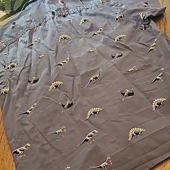 Dinosaur collared shirt size 7 100%cotton - Picture 8 of 10